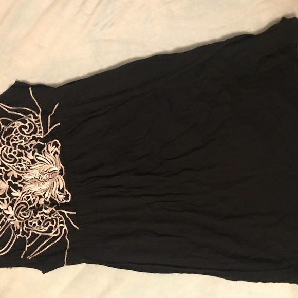 Lulu’s Black & White Embroidered Summer Dress S - Picture 2 of 3
